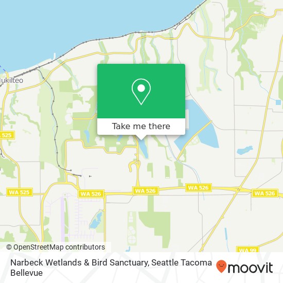 Mapa de Narbeck Wetlands & Bird Sanctuary