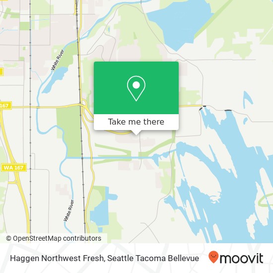 Mapa de Haggen Northwest Fresh