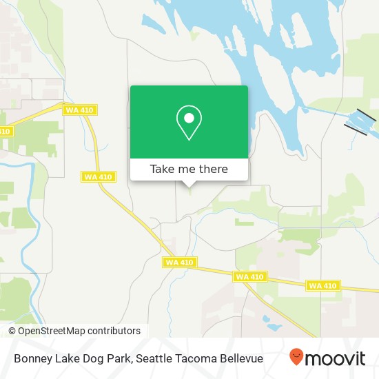 Bonney Lake Dog Park map