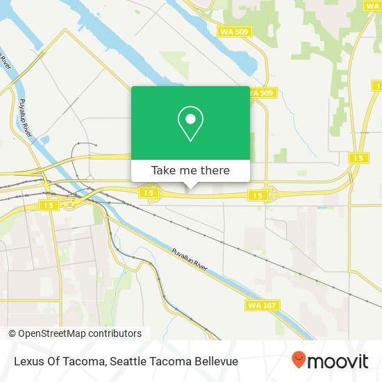 Lexus Of Tacoma map