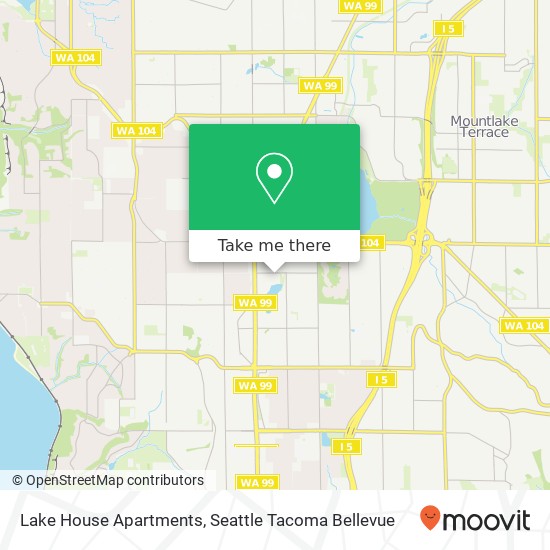 Lake House Apartments map