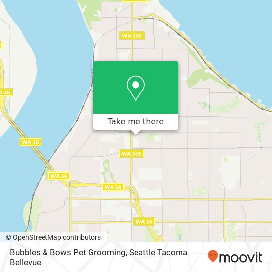 Bubbles & Bows Pet Grooming map