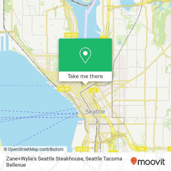 Zane+Wylie's Seattle Steakhouse map