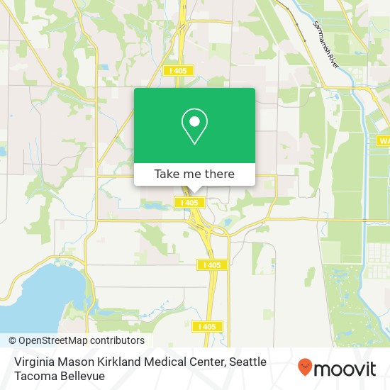 Virginia Mason Kirkland Medical Center map