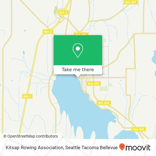 Mapa de Kitsap Rowing Association