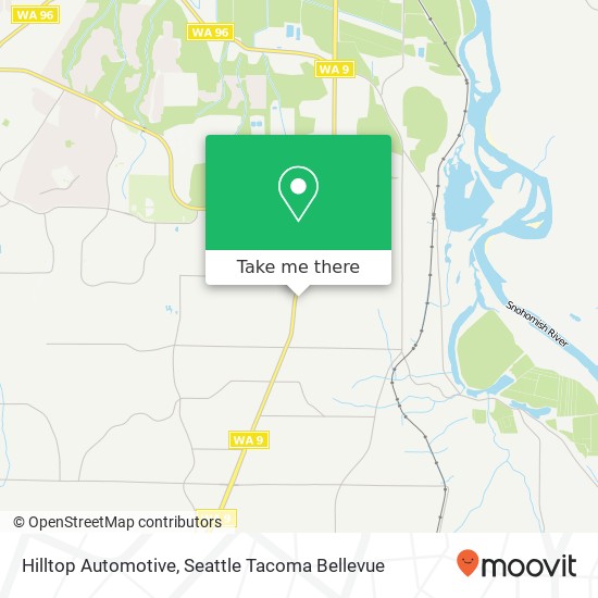 Hilltop Automotive map