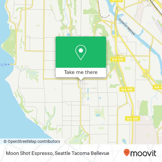 Mapa de Moon Shot Espresso