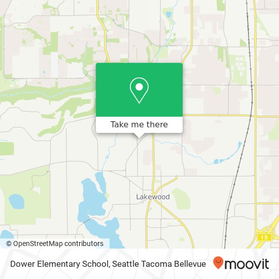 Dower Elementary School map