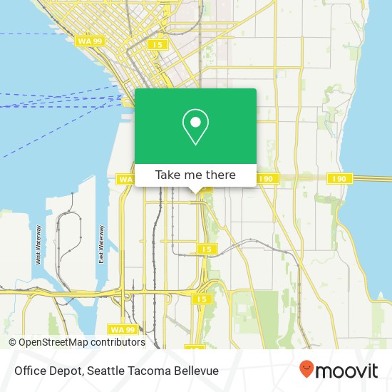 Office Depot map