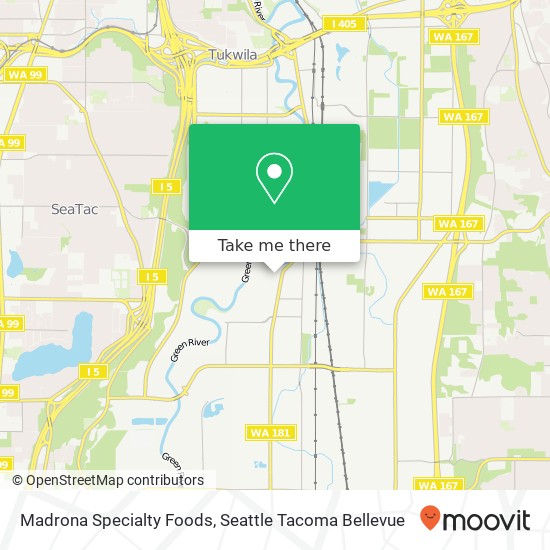 Madrona Specialty Foods map