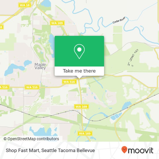 Mapa de Shop Fast Mart