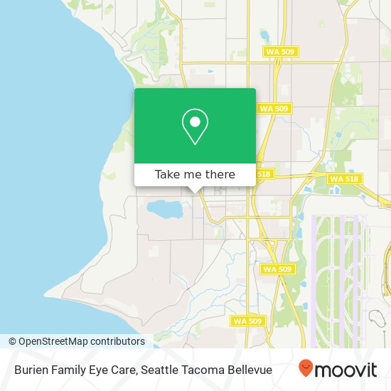 Mapa de Burien Family Eye Care