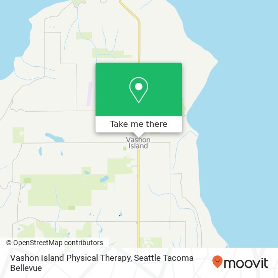 Mapa de Vashon Island Physical Therapy