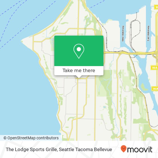 Mapa de The Lodge Sports Grille