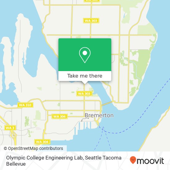 Olympic College Engineering Lab map