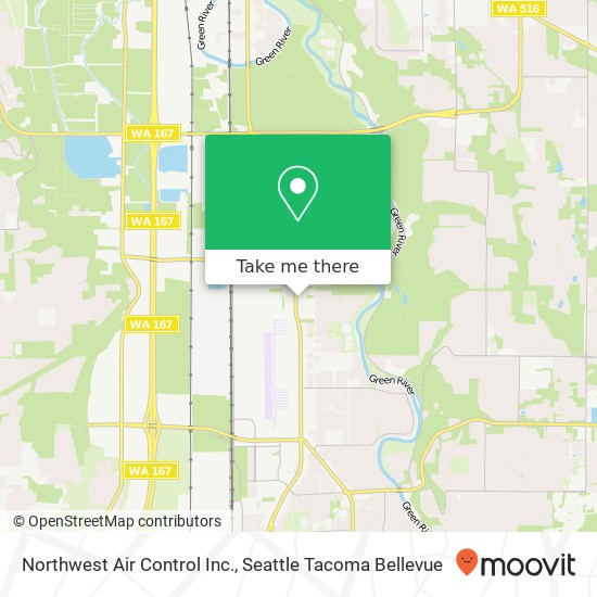 Mapa de Northwest Air Control Inc.