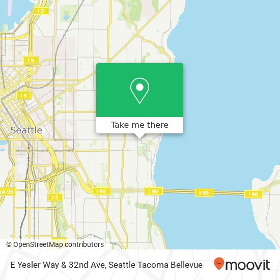 E Yesler Way & 32nd Ave map