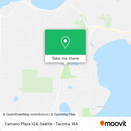 Camano Plaza IGA map