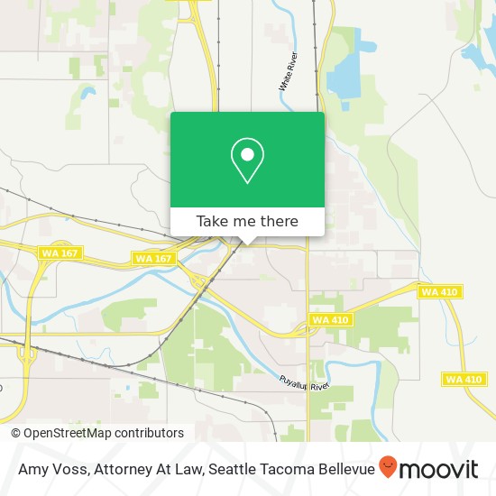 Amy Voss, Attorney At Law map