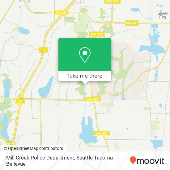 Mapa de Mill Creek Police Department