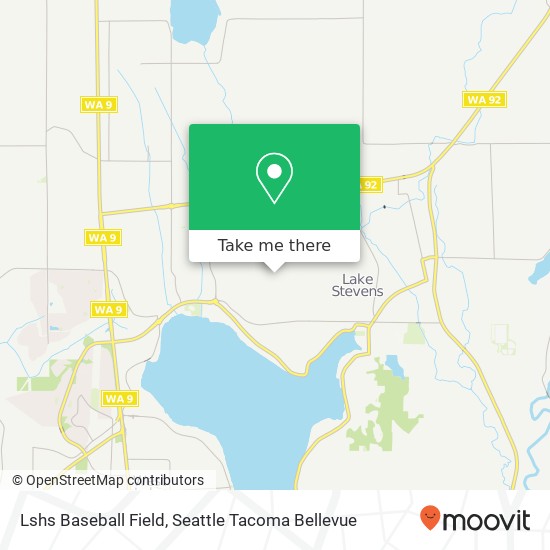 Mapa de Lshs Baseball Field