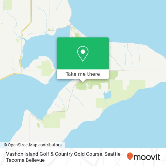 Mapa de Vashon Island Golf & Country Gold Course