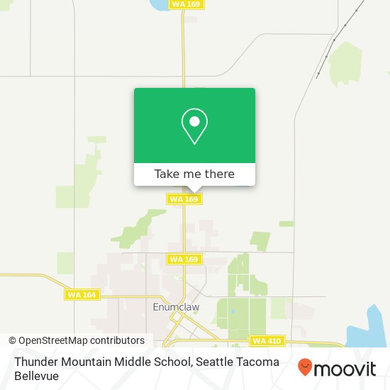 Mapa de Thunder Mountain Middle School