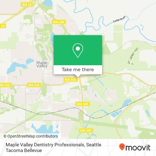 Maple Valley Dentistry Professionals map
