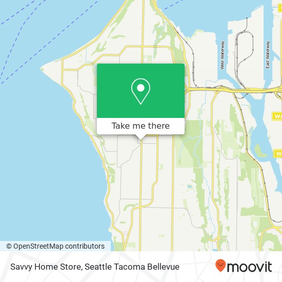 Mapa de Savvy Home Store