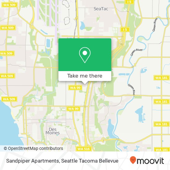 Sandpiper Apartments map