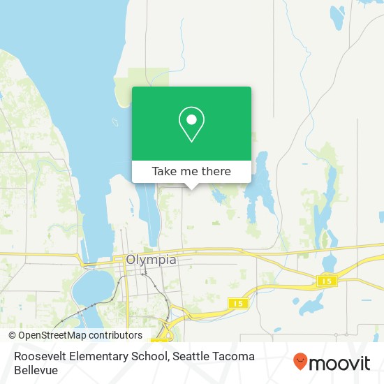 Roosevelt Elementary School map