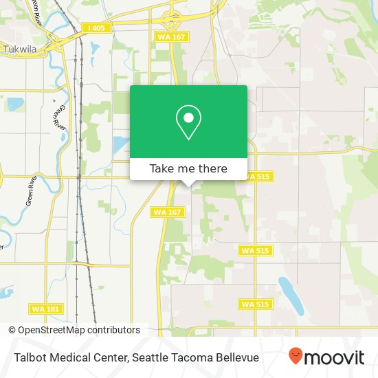 Mapa de Talbot Medical Center