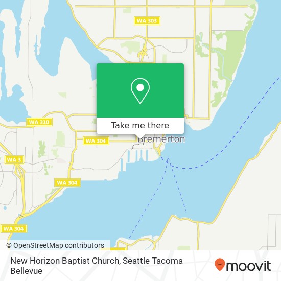 New Horizon Baptist Church map