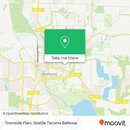 Townside Flats map