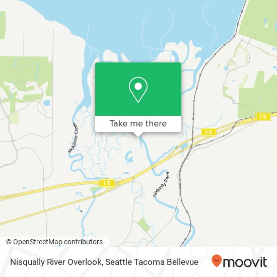 Mapa de Nisqually River Overlook