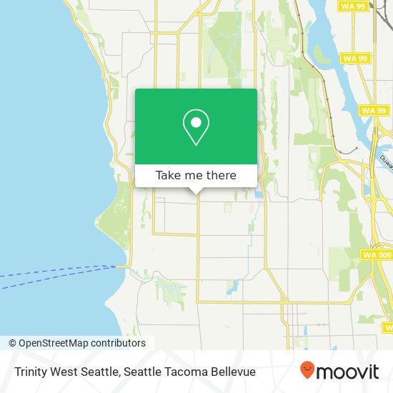 Mapa de Trinity West Seattle