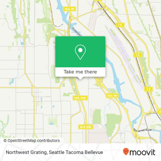 Northwest Grating map