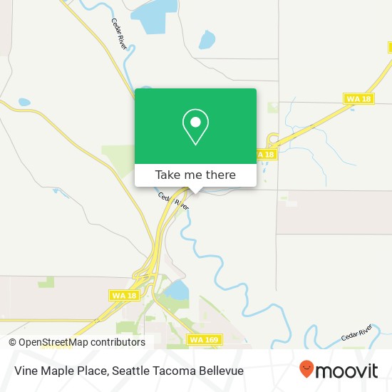 Mapa de Vine Maple Place