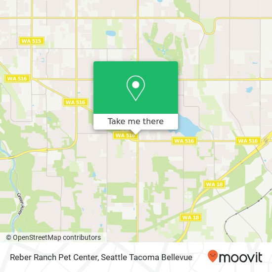 Reber Ranch Pet Center map