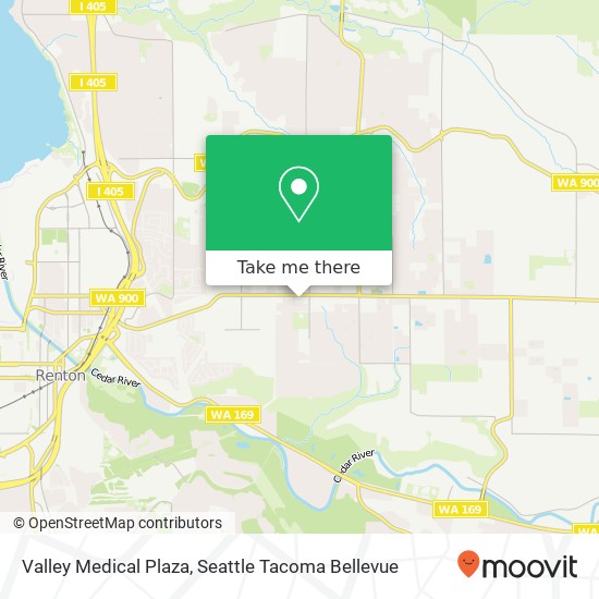 Valley Medical Plaza map