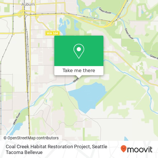 Mapa de Coal Creek Habitat Restoration Project