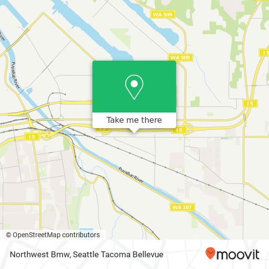 Northwest Bmw map