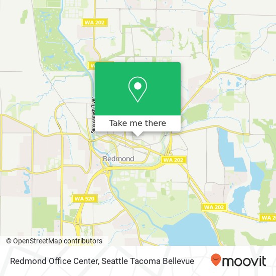 Redmond Office Center map