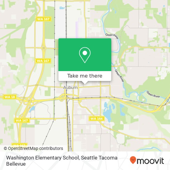 Mapa de Washington Elementary School