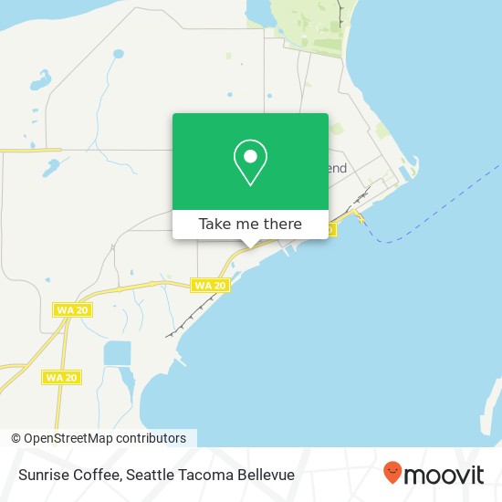 Mapa de Sunrise Coffee