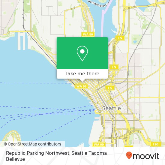 Mapa de Republic Parking Northwest
