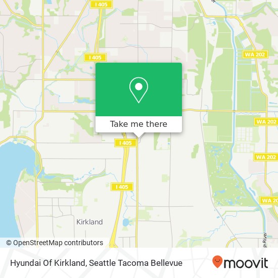 Hyundai Of Kirkland map