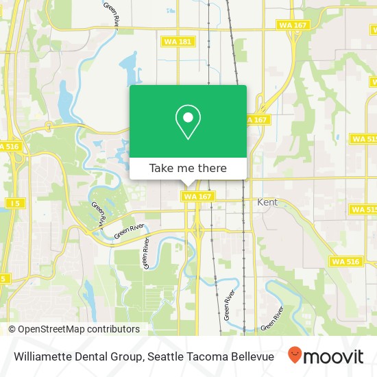 Williamette Dental Group map