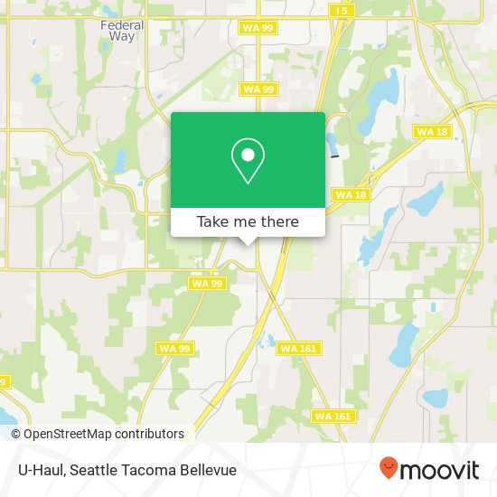 U-Haul map