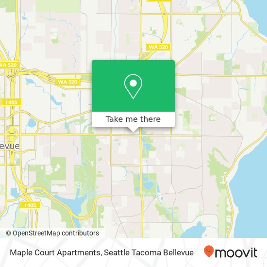 Maple Court Apartments map